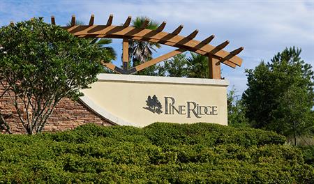Entrance to the Pine Ridge Plantation Community in Jacksonville