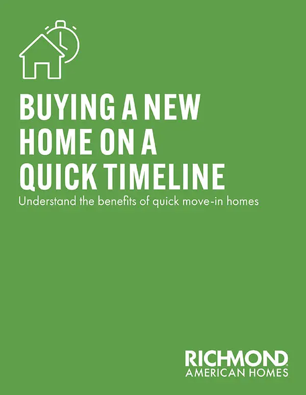 Buying a new home on a quick timeline guide cover