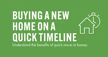 Buying a new home on a quick timeline guide.