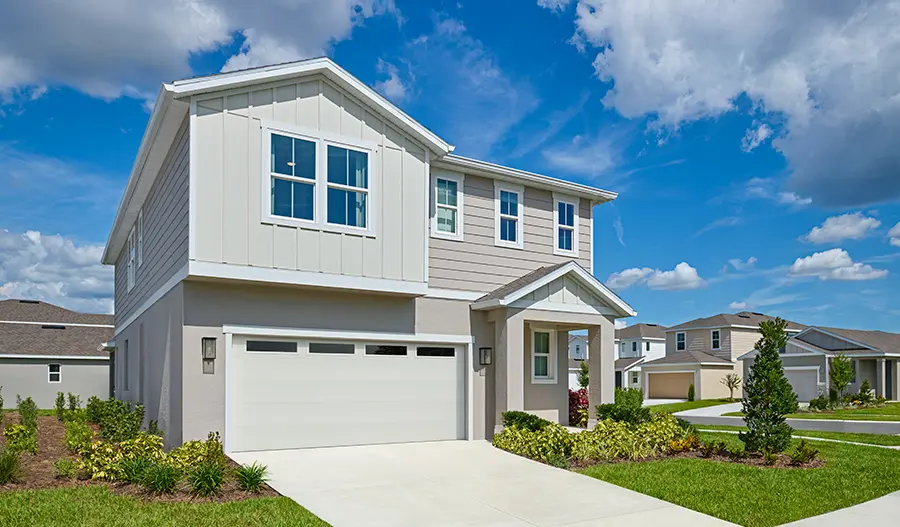 Exterior of a beautiful new home