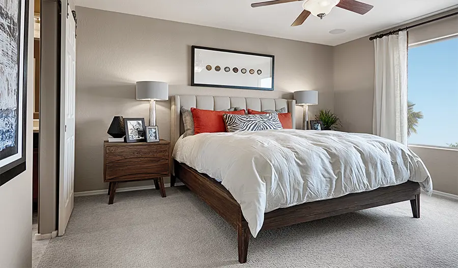 Owner's bedroom in the Citrine floor plan