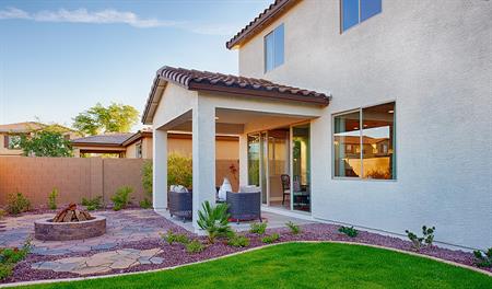 Patio in the coral floor plan