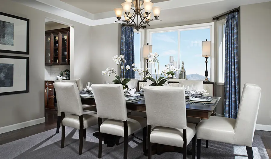 The Dillon Dining room in the Dillon floor plan