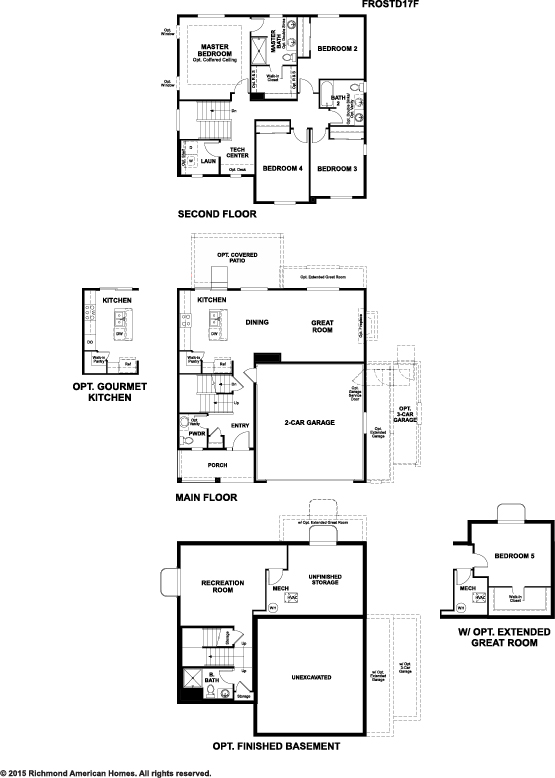 Traditions Aurora Community Richmond American Homes Frost D17f Traditions Fp Jpg