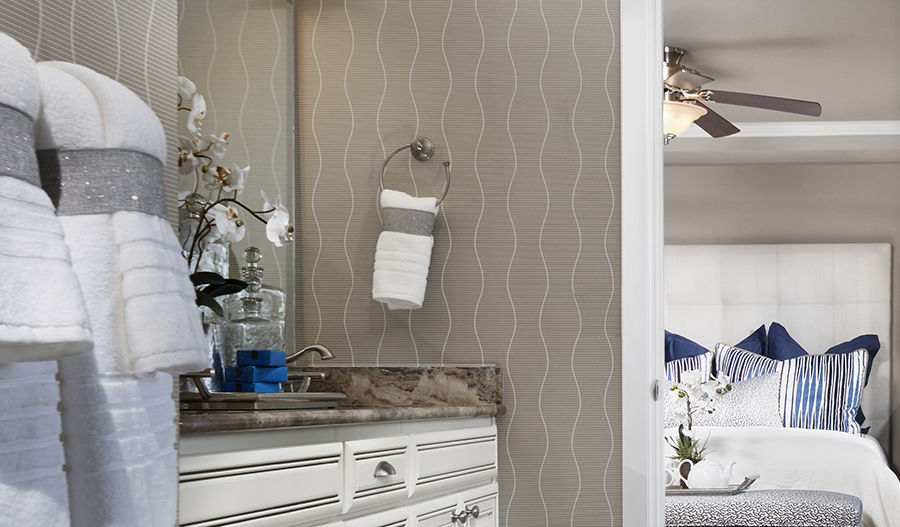 Owner's suite Owner's bathroom in the Hemingway floor plan