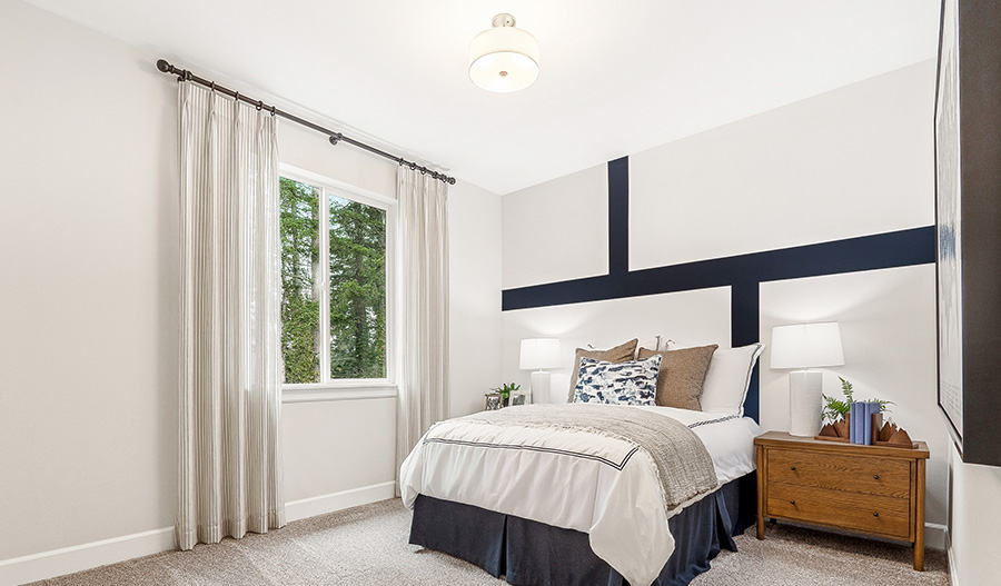 Bedroom Bedroom of the Lowell floor plan