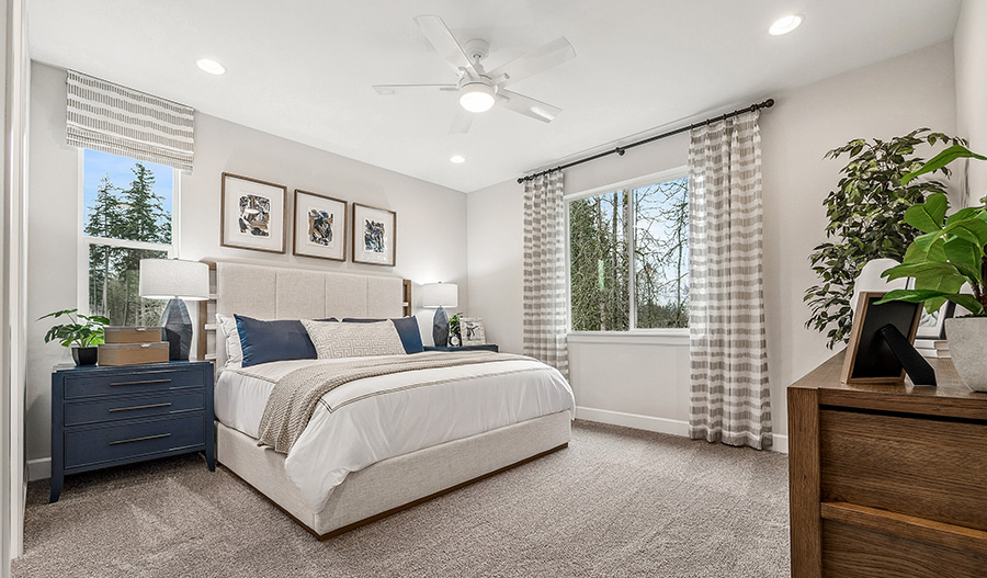 Bedroom Bedroom of the Lowell floor plan