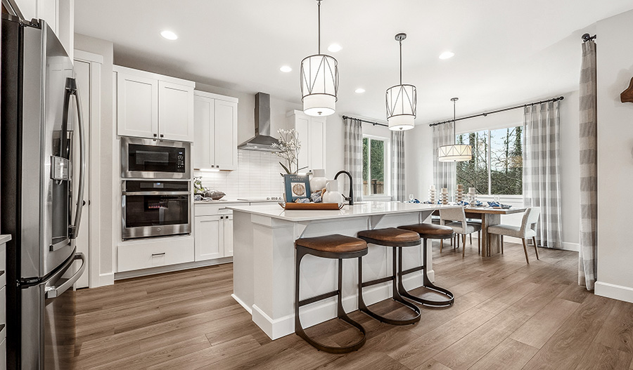 Kitchen of the Lowell floor plan