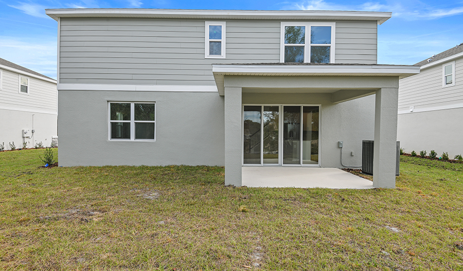 Rear Exterior of the Tourmaline floor plan
