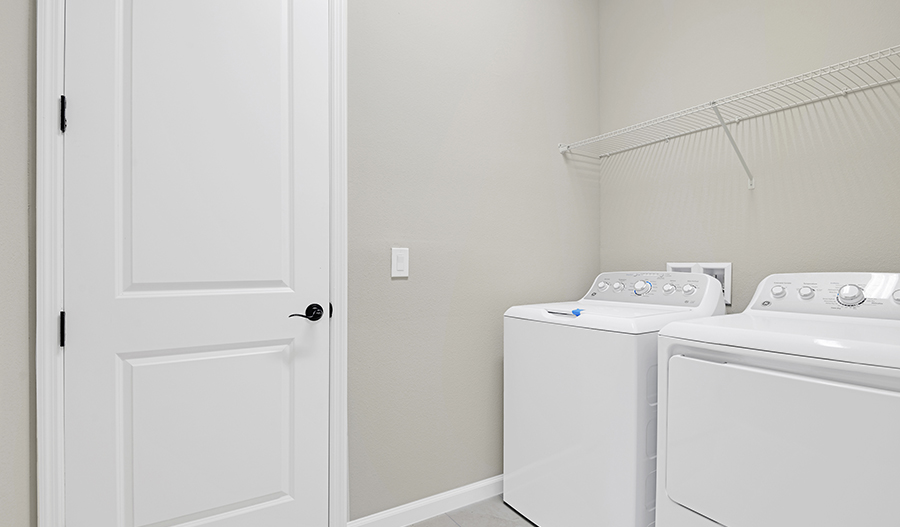 Laundry Room of the Ruby floor plan