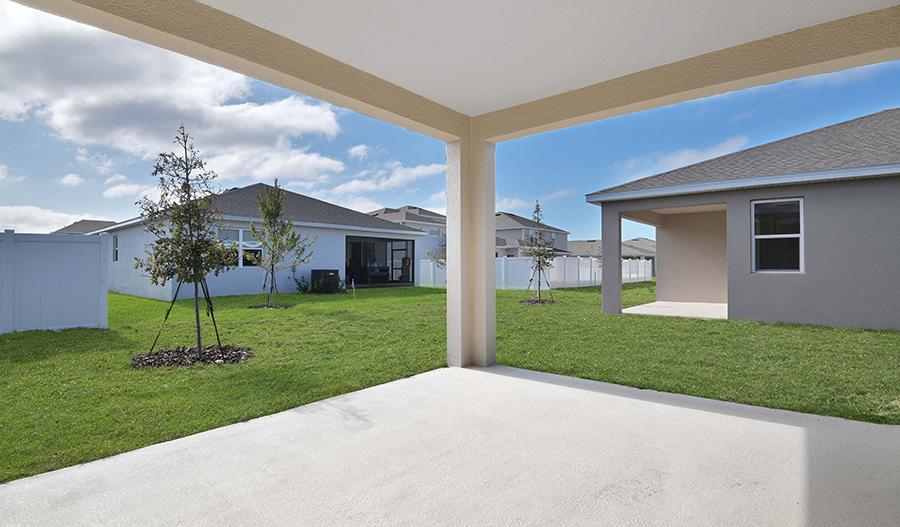 Rear Exterior of the Ruby floor plan