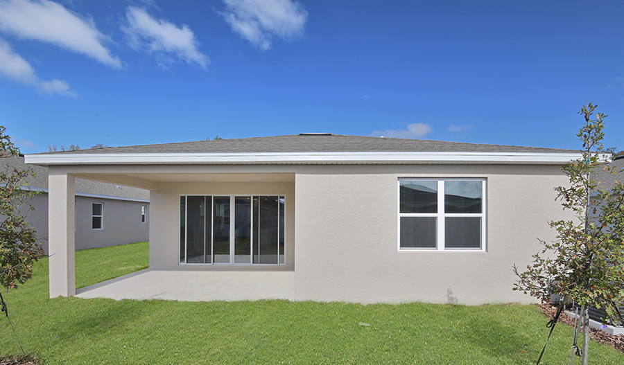 Rear Exterior of the Ruby floor plan