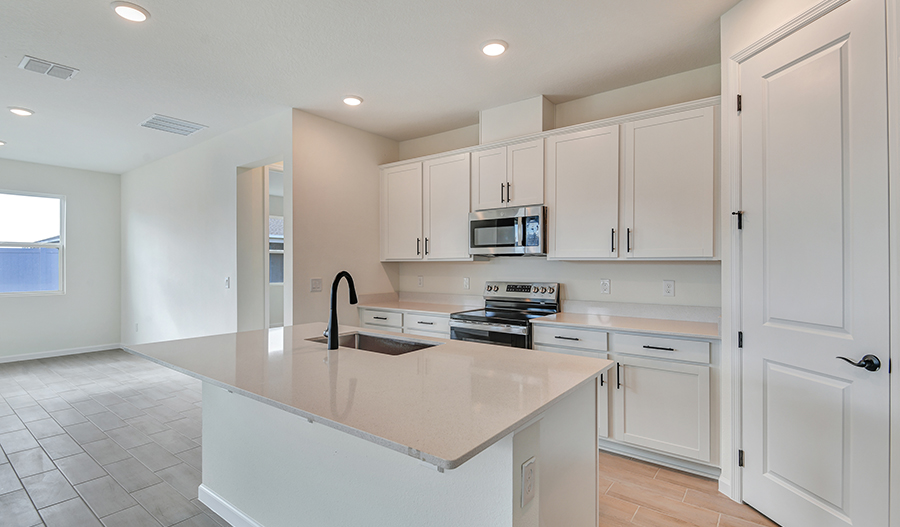 Kitchen of the Azure floor plan