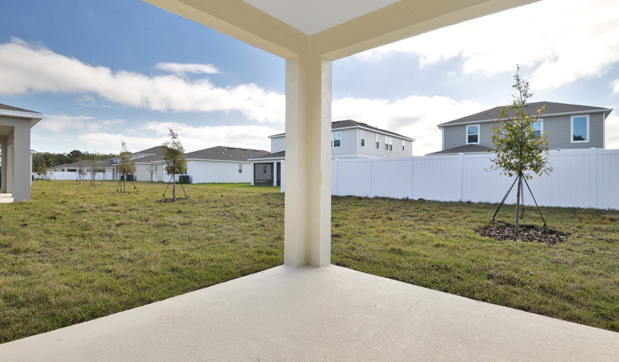 Rear Exterior of the Azure floor plan