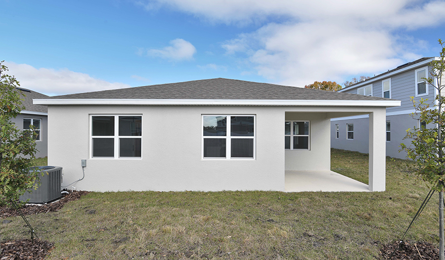 Rear Exterior of the Azure floor plan