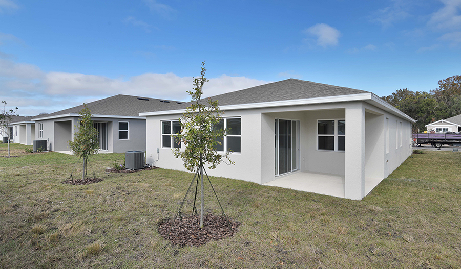 Rear Exterior of the Azure floor plan
