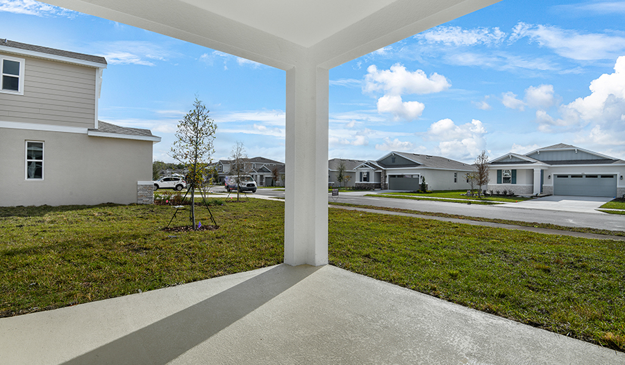 Rear Exterior of the Azure floor plan