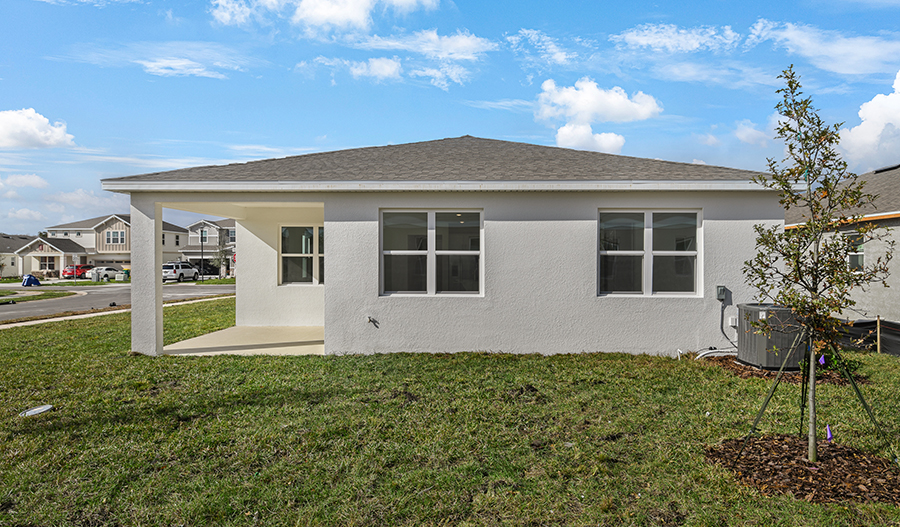 Rear Exterior of the Azure floor plan
