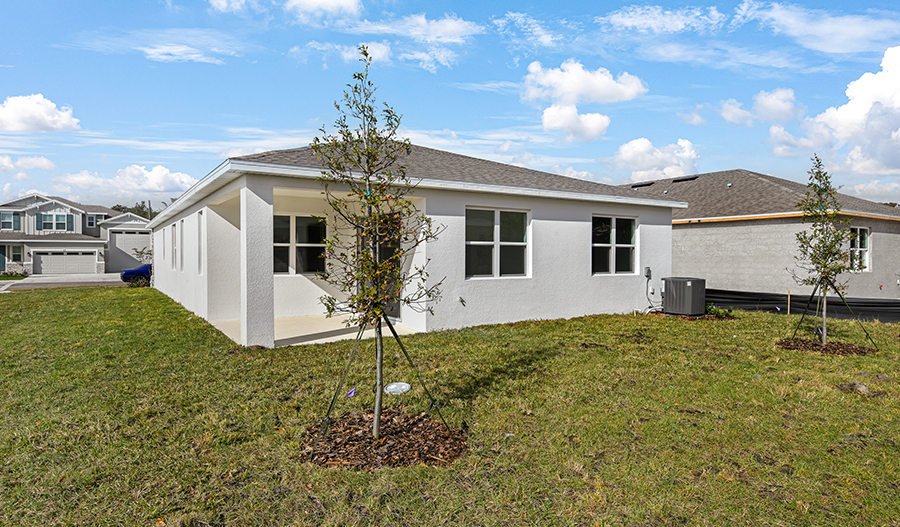 Rear Exterior of the Azure floor plan