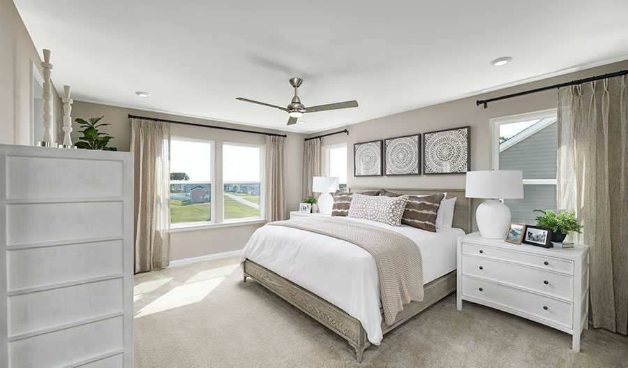 Bedroom of the Pearl floor plan
