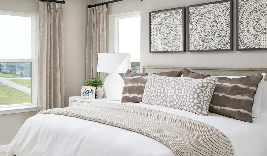Bedroom of the Pearl floor plan
