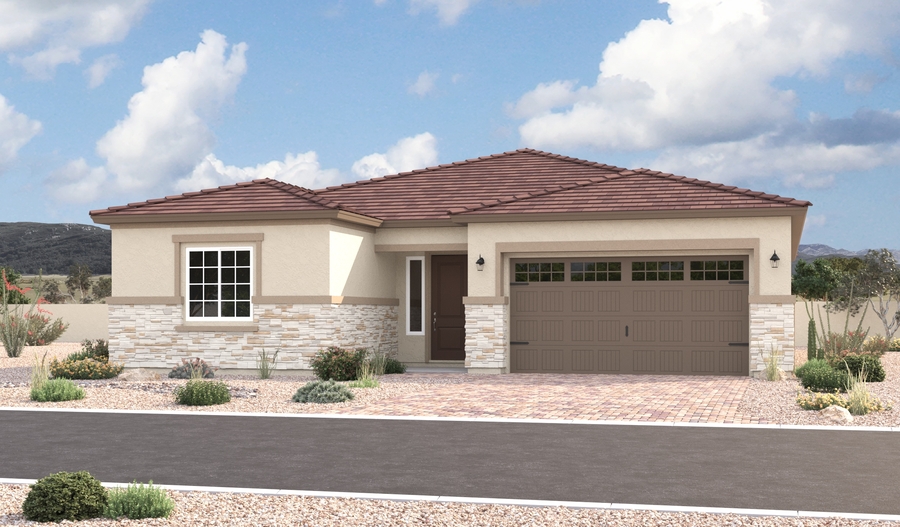 Elevation C of the Cassandra floor plan