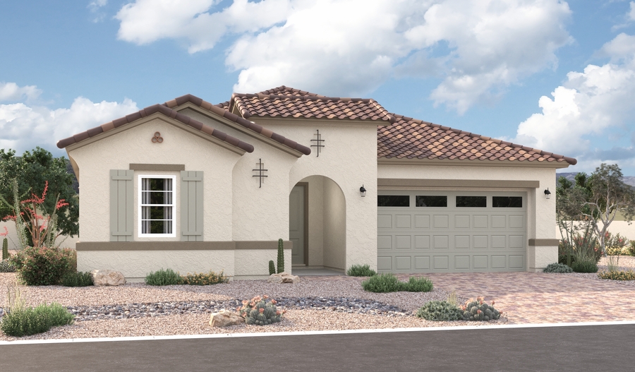 Elevation A of the Celeste floor plan