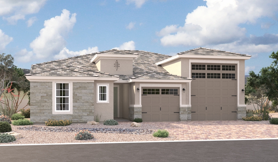 Elevation C of the Deacon floor plan