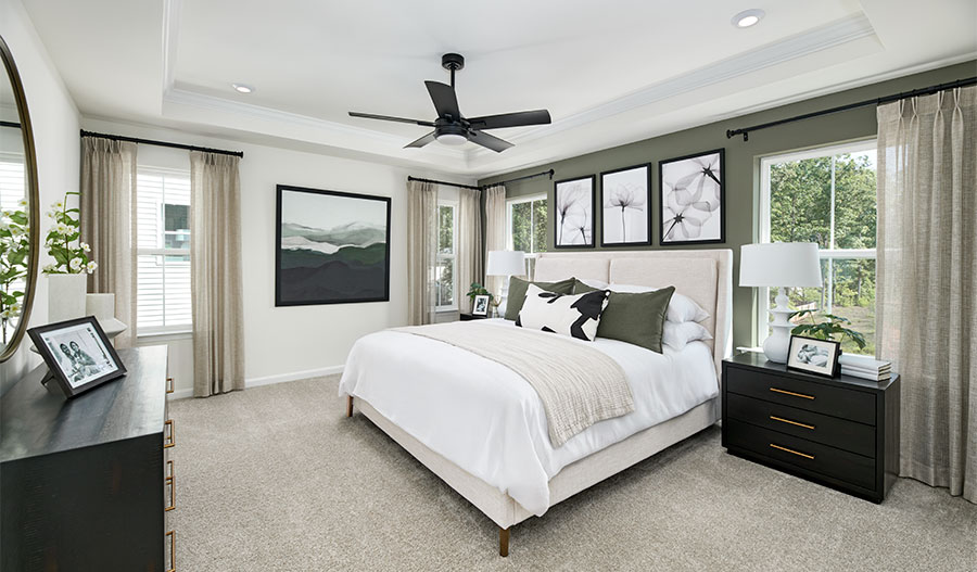 Bedroom of the Coronado floor plan