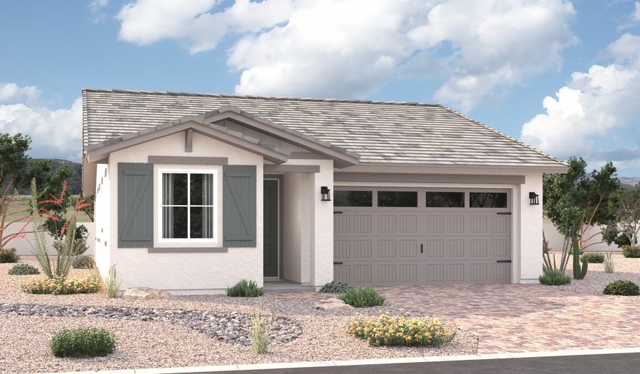 Elevation A of the Azure floor plan