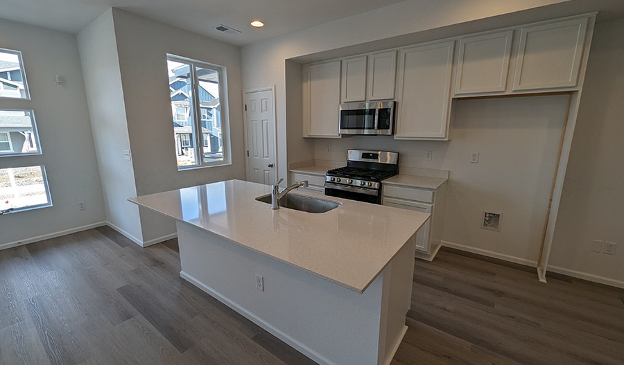 Kitchen of the Chicago floor plan