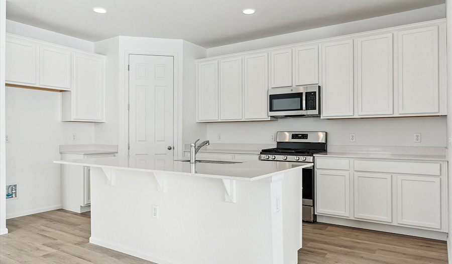 Kitchen of the Bronze floor plan