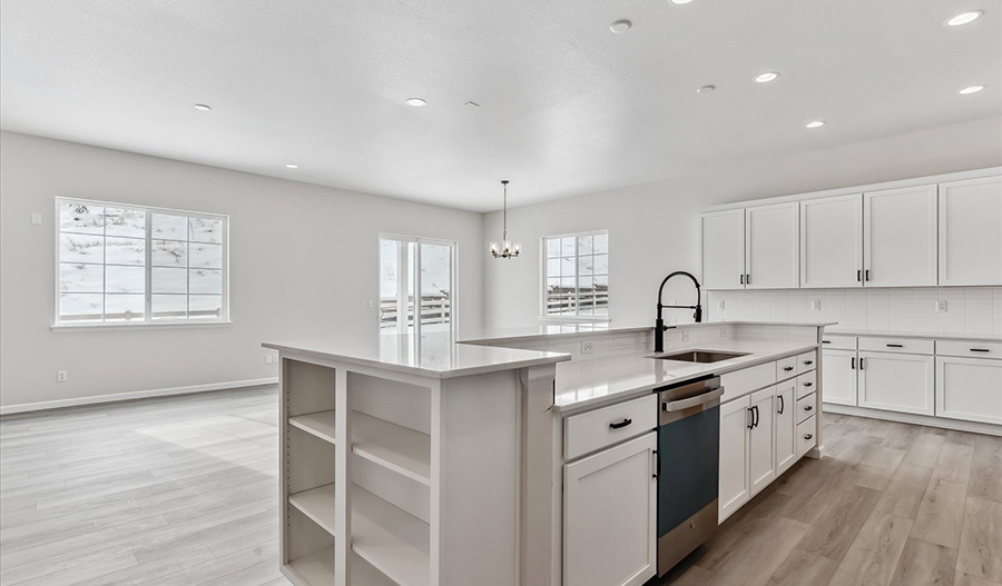 Kitchen of the Harris floor plan
