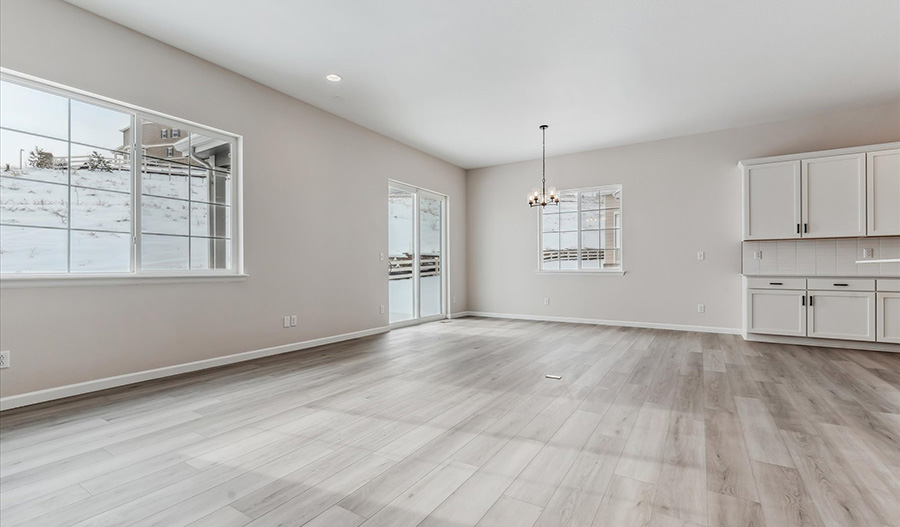 Great Room of the Harris floor plan