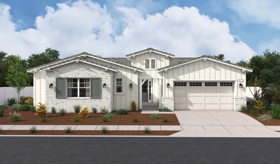 Elevation B of the Malone floor plan