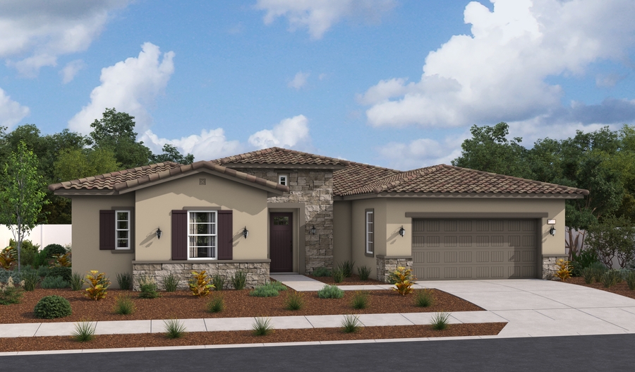 Elevation C of the Maddox floor plan