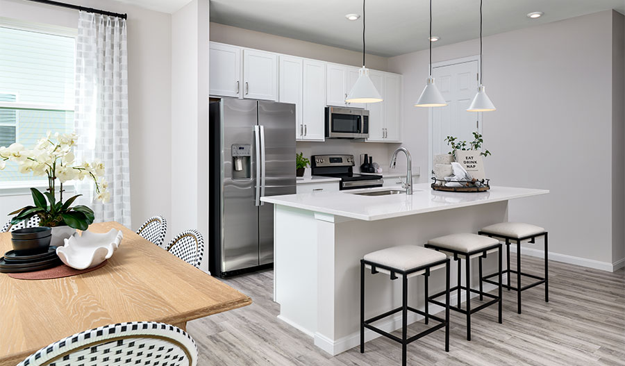 Kitchen of the Coral floor plan