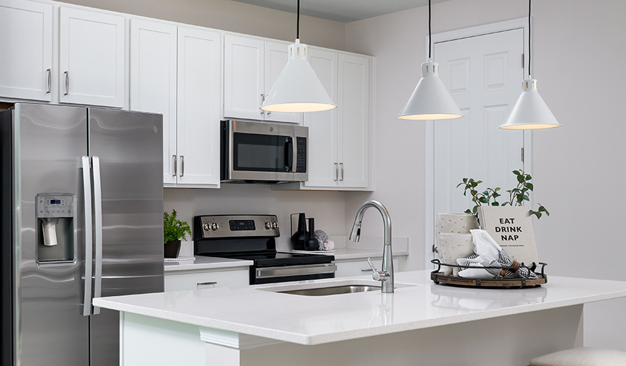 Kitchen of the Coral floor plan