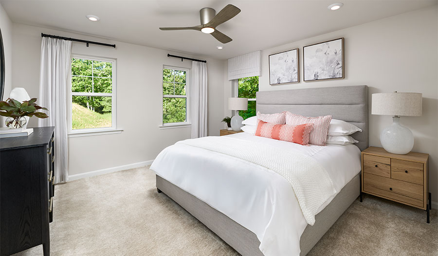 Bedroom of the Coral floor plan