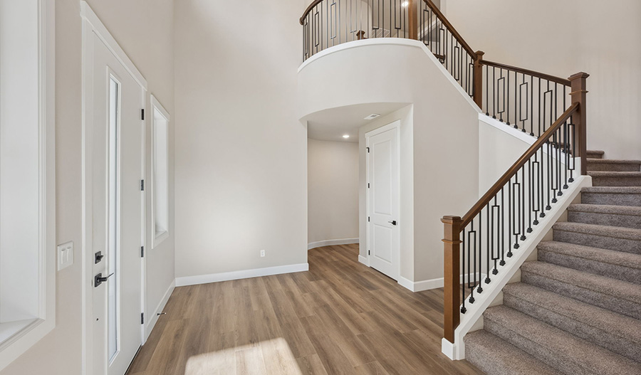Entry of the Harmon floor plan