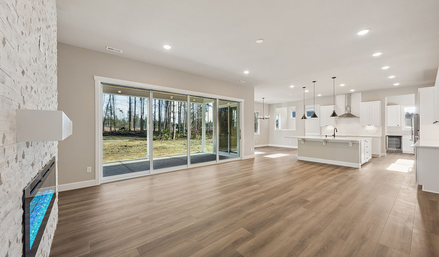 Great Room of the Harmon floor plan