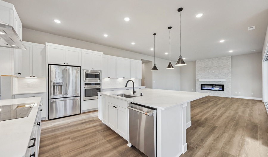 Kitchen of the Harmon floor plan