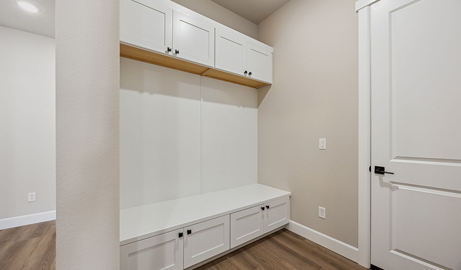 Mudroom of the Harmon floor plan