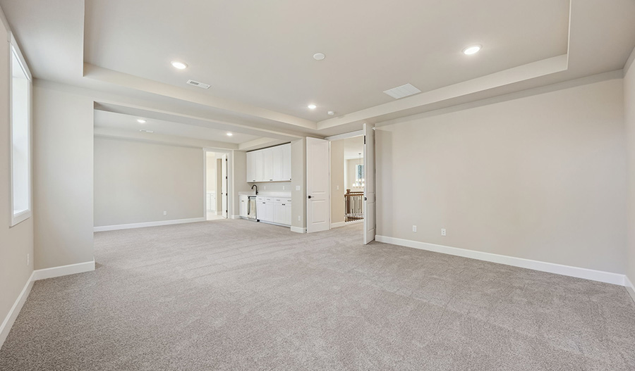 Basement of the Harmon floor plan