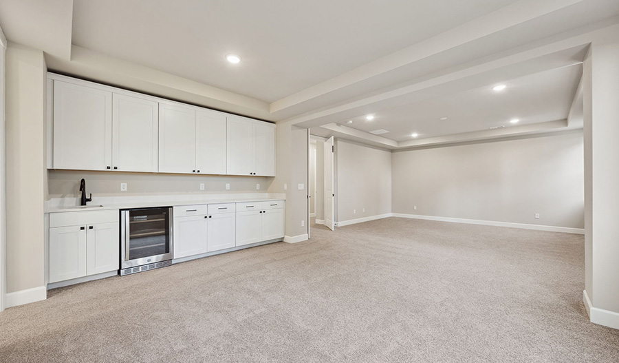 Basement of the Harmon floor plan