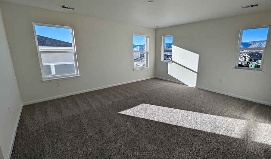 Bedroom of the Hopewell floor plan