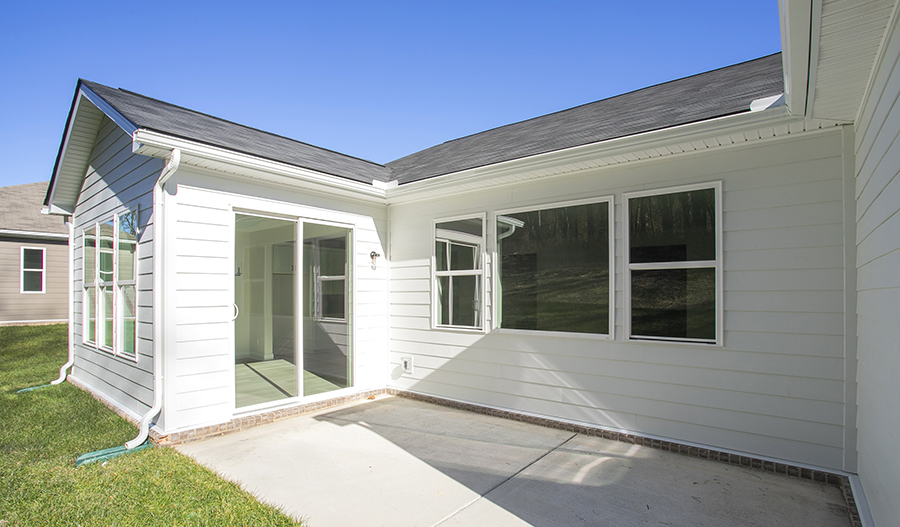 Patio of the Decker floor plan