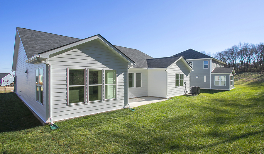 Rear Exterior of the Decker floor plan