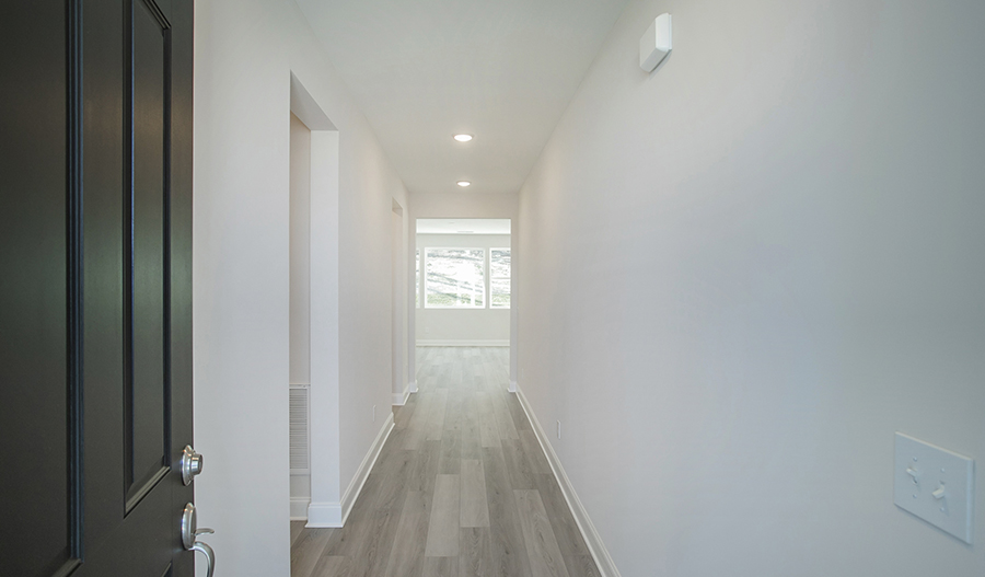 Entry of the Decker floor plan