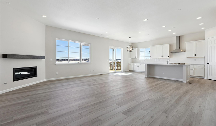 Great Room of the Daniel floor plan